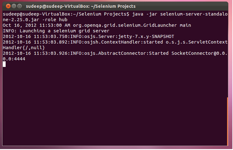 Grid started and running